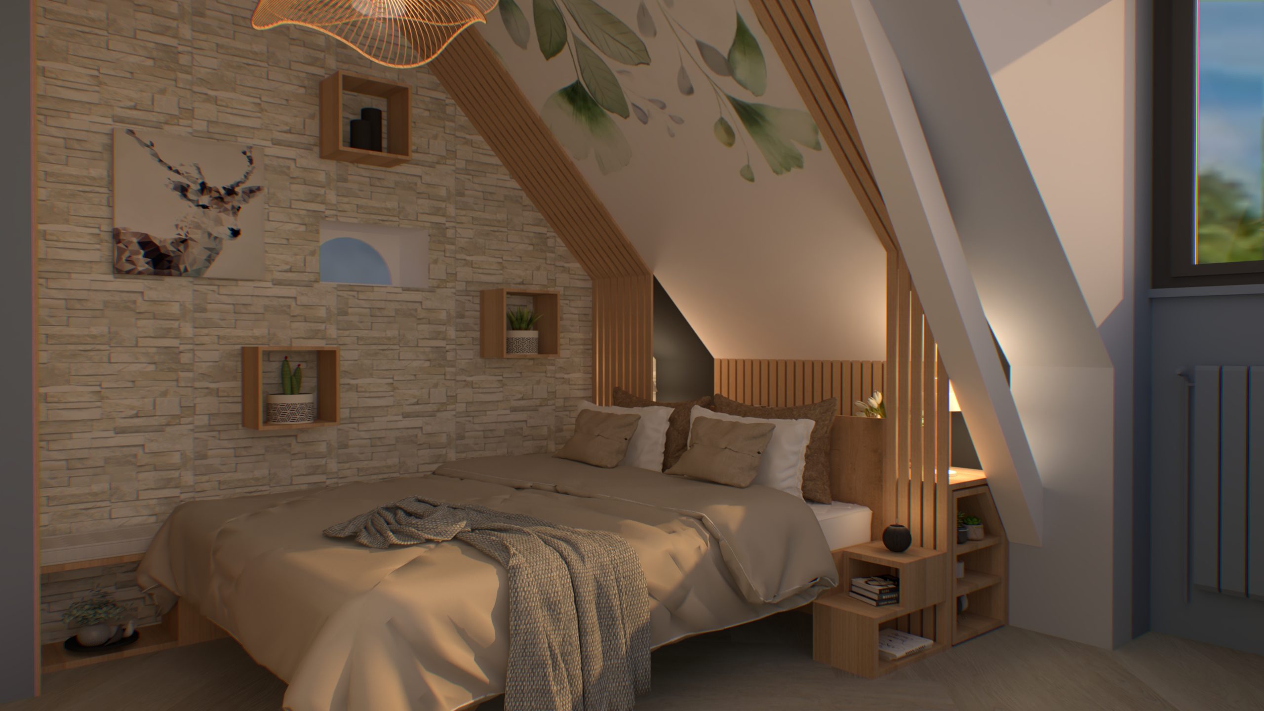 Projet Ma Chambre d'Amis chambre d'amis vue 1